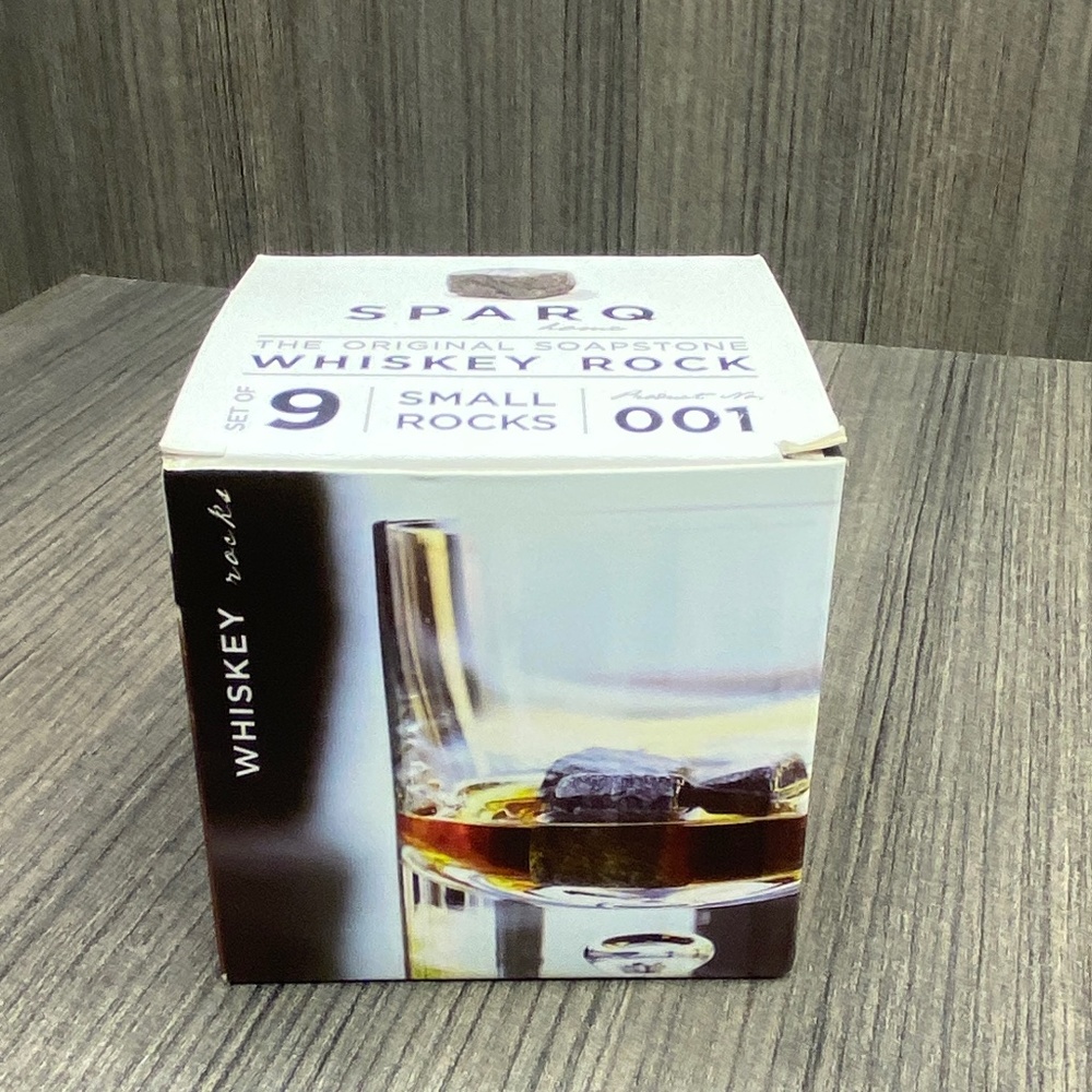 Sparq Soapstone Rocks - Set of 9 - Whiskey & Wine Rocks - Coffee Wine Tea Rocks